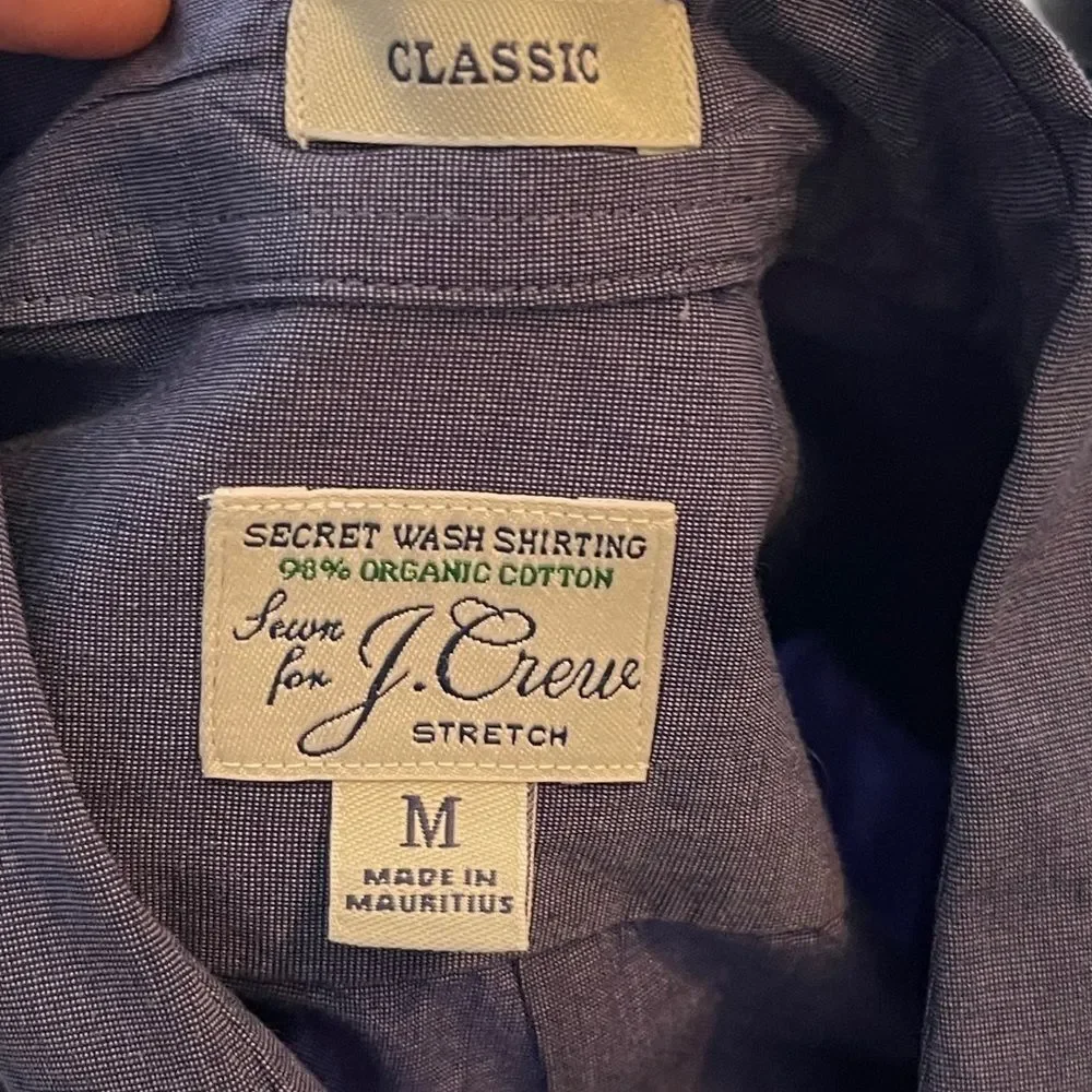 J. Crew‎ Classic Dress Shirt Blue